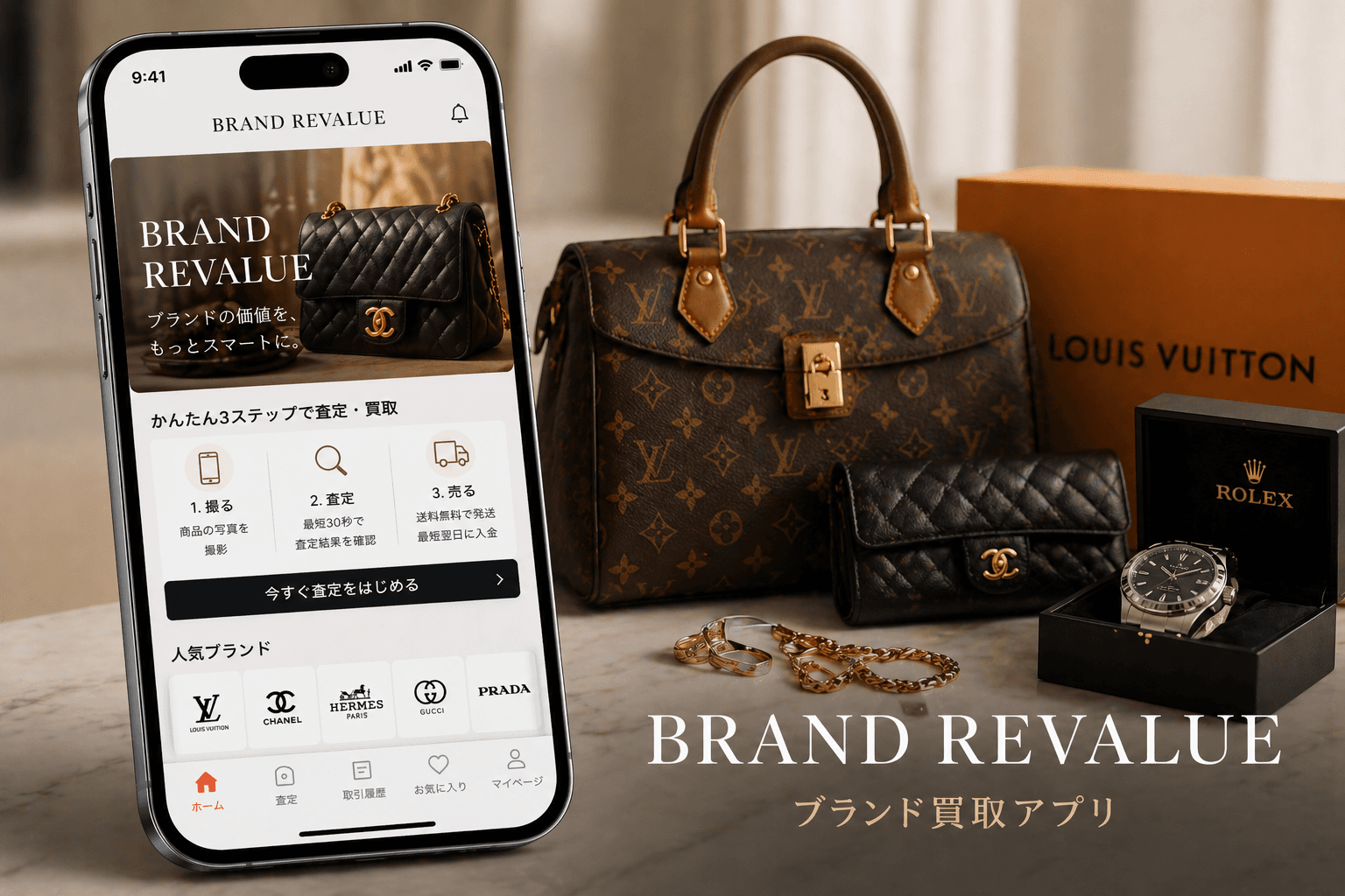 買取査定アプリ